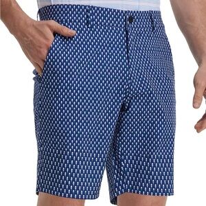 NWT Golf Shorts Men Print Quick Dry 9" Stretch‎